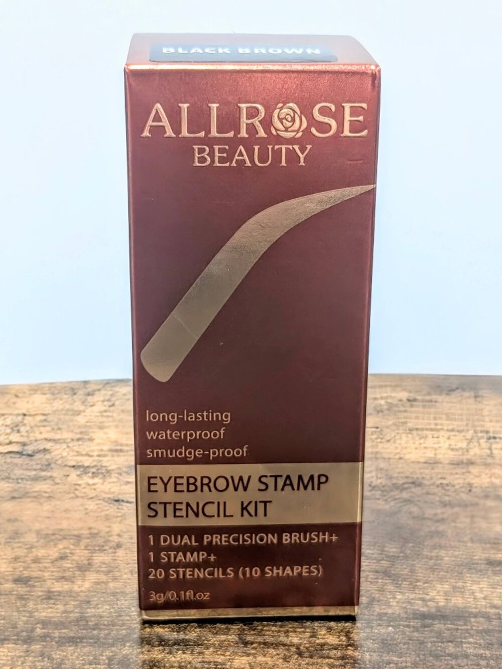 Allrose Beauty Eyebrow Stamp Kit (Black brown)